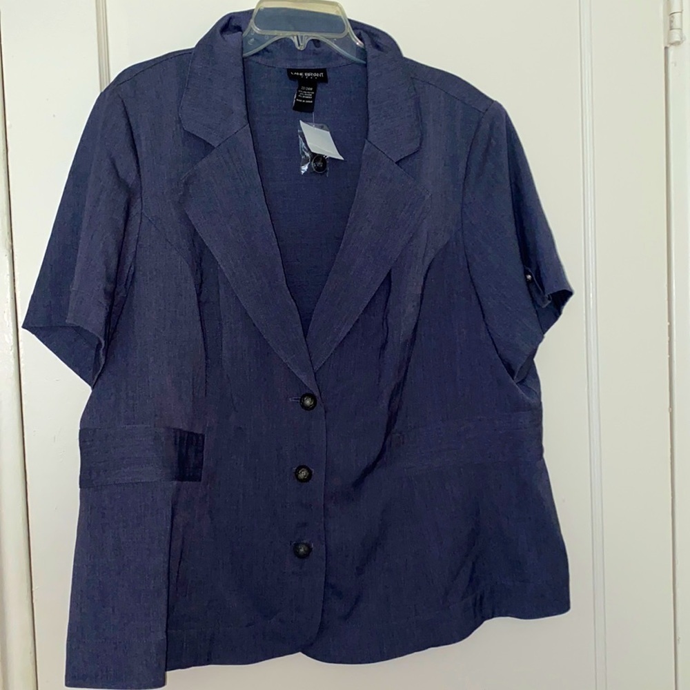 NWT Lane Bryant gray blazer size: 22W/ 24W